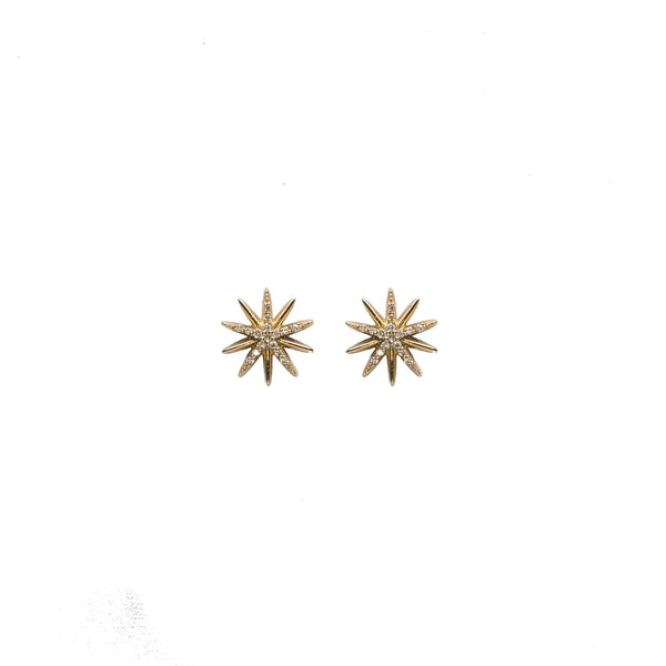 Diamond Starburst Earrings - Earrings - frannieb
