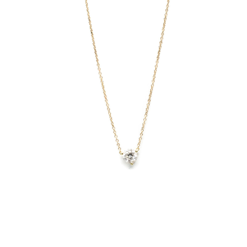 0.75 Diamond 3 Prong Pendant - Necklace - frannieb