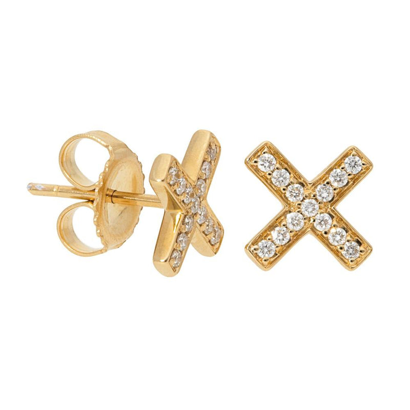 Diamond X Earrings - Earrings - frannieb
