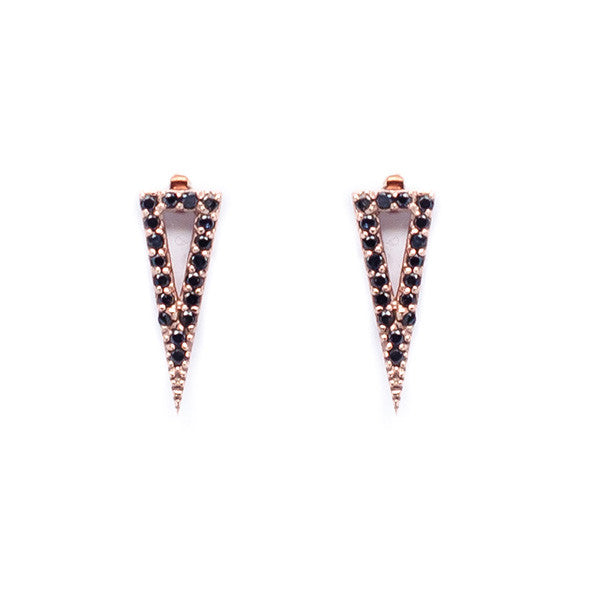 Triangle Spike Earrings - Earrings - frannieb