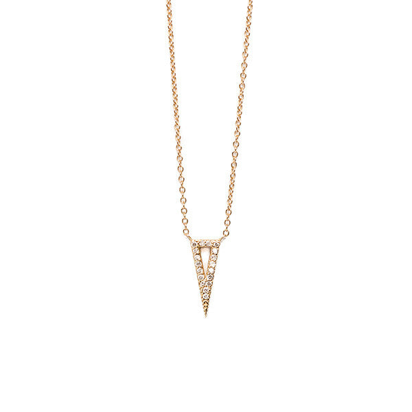 Triangle Spike Necklace - Necklace - frannieb